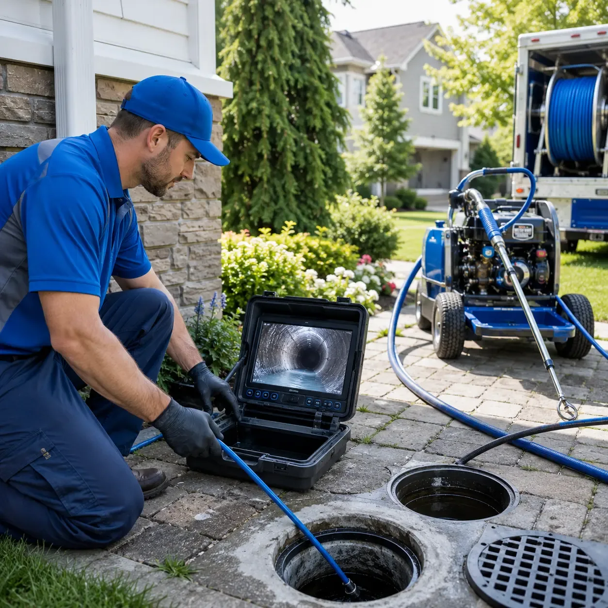 Outdoor drain cleaning professionals serving Shiocton, WI